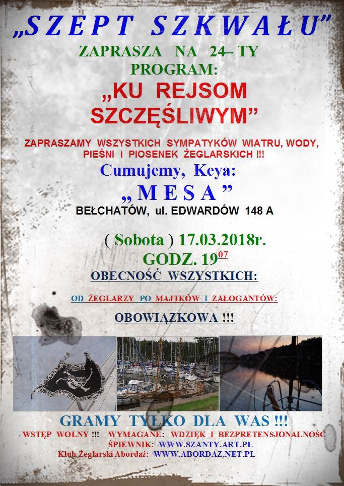 Koncert Szept Szkwału 17 03 2018